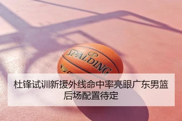 杜锋试训新援外线命中率亮眼广东男篮后场配置待定